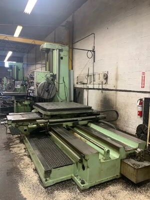 TOS VARNSDORF W100A Horizontal Table Type Boring Mills | International Used Machinery / Syracuse Machine Tools Inc.