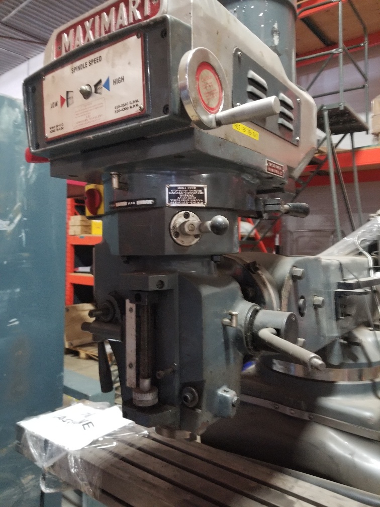 2002 MAXIMART S-3VS milling machine | International Used Machinery / Syracuse Machine Tools Inc.